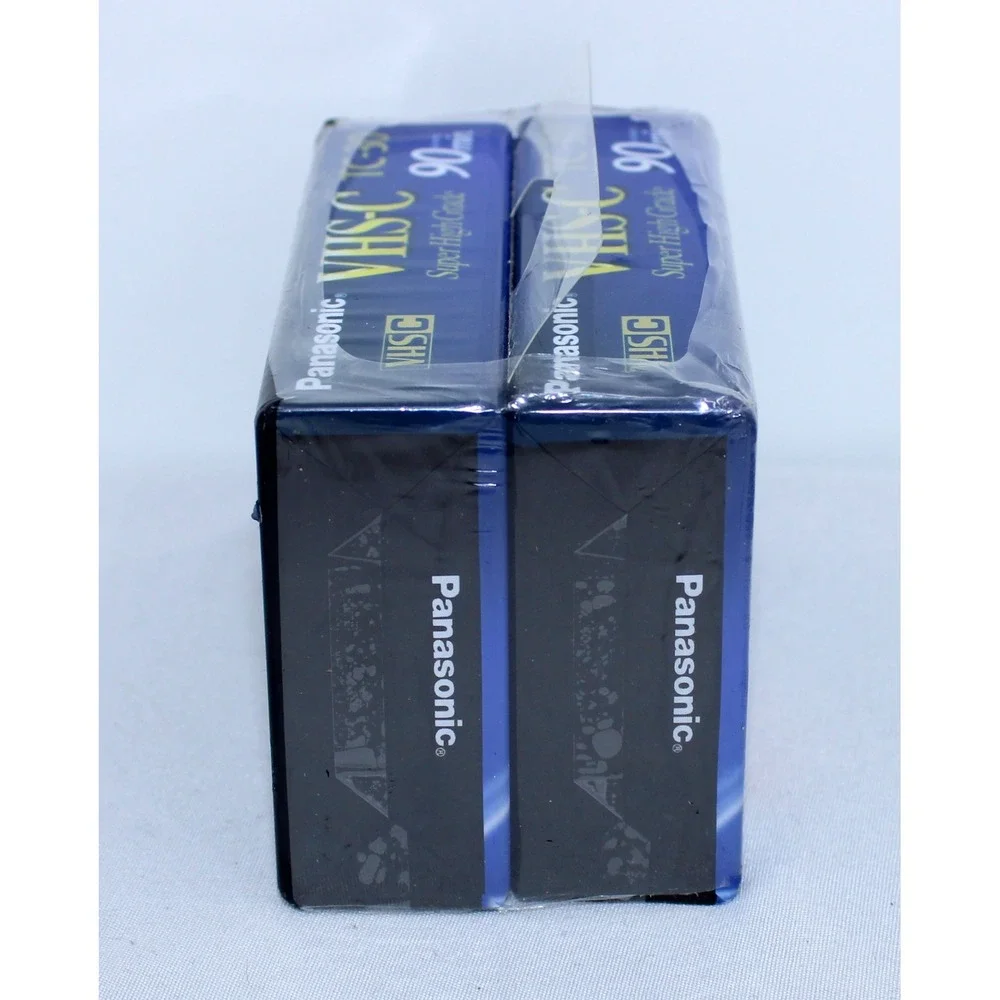 Panasonic VHS C TC-30 Super High Grade 90 Minute Blank Cassette Tapes 2 Pack New
